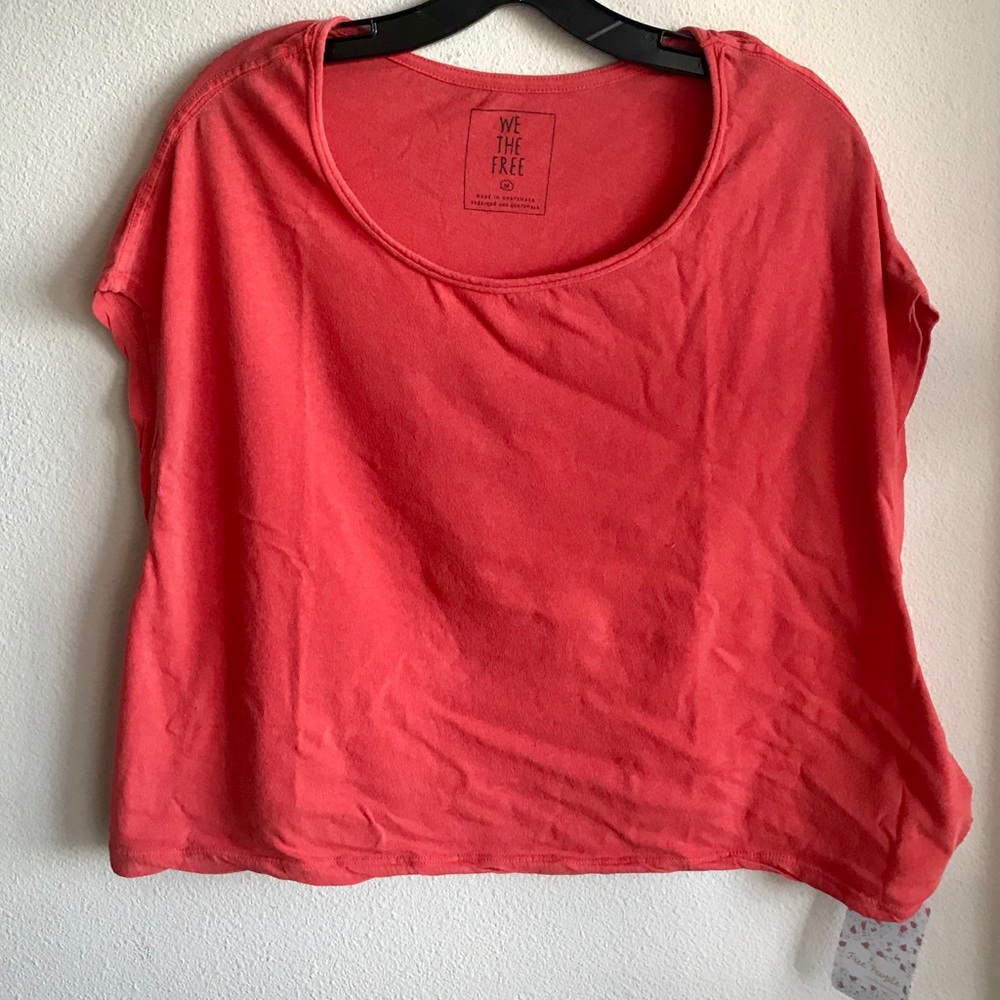 Free People Let It Go Muscle Tee Tulip - Picture 4 of 8